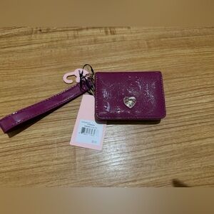 Juicy Couture Magenta Key Holder with Heart Accent